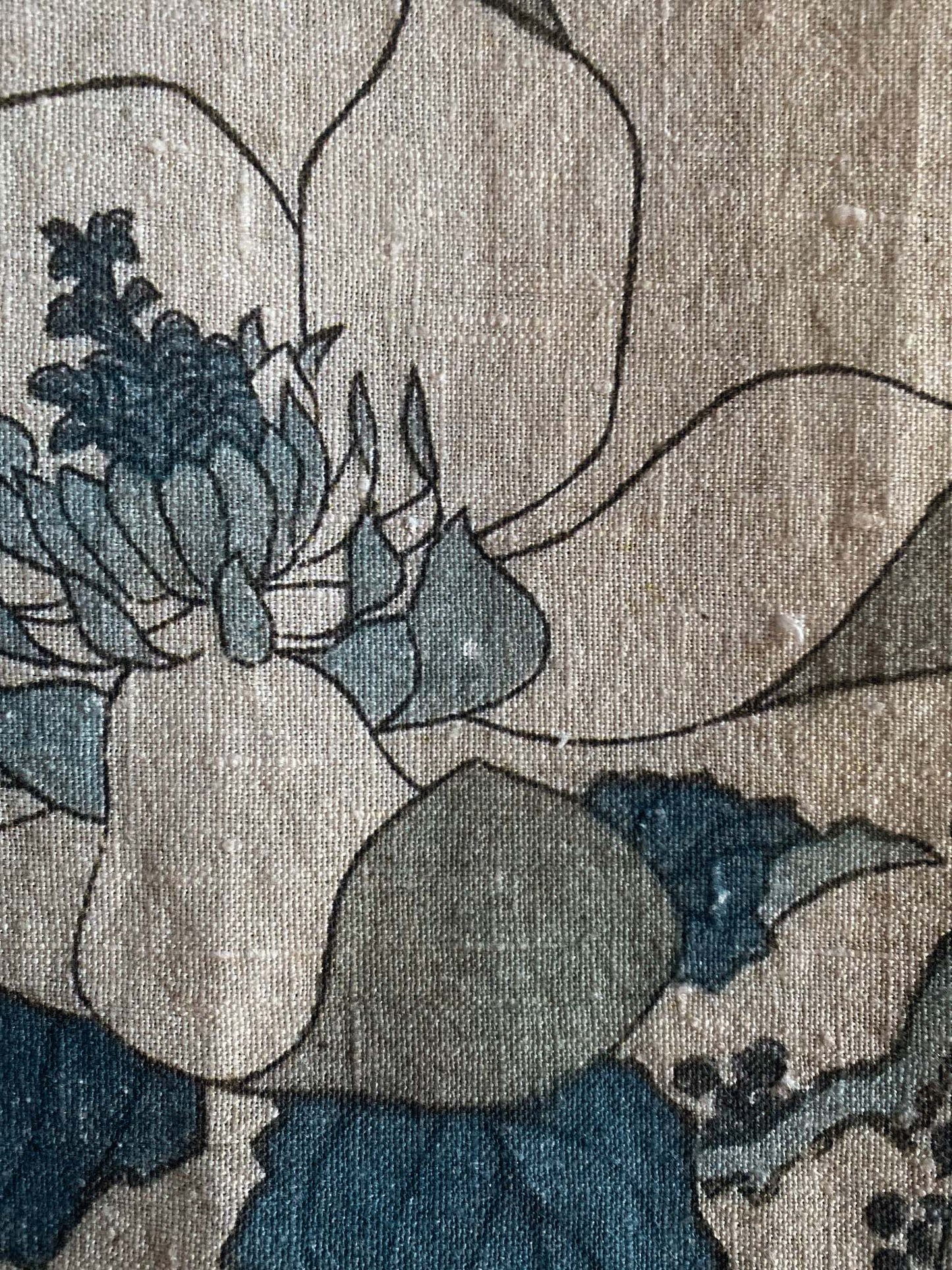 Woodblock Paddy Bird and Magnolia Wall Hanging
