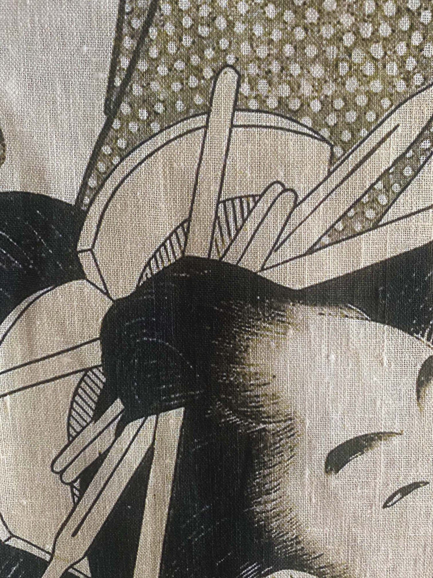 Woodblock Komurasaki of the Miuraya and Shirai Gompachi Wall Hanging