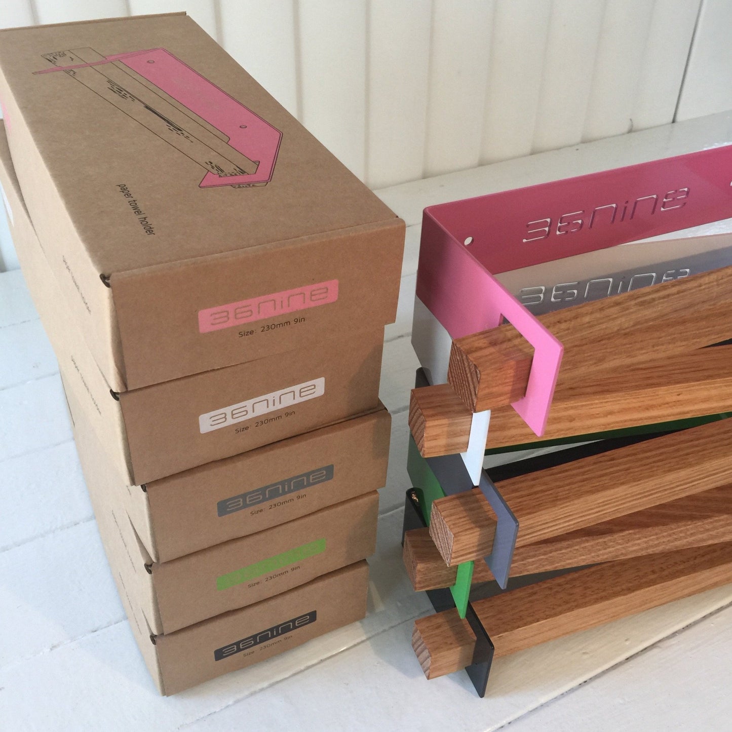 Paper Towel Holder Large - Grey